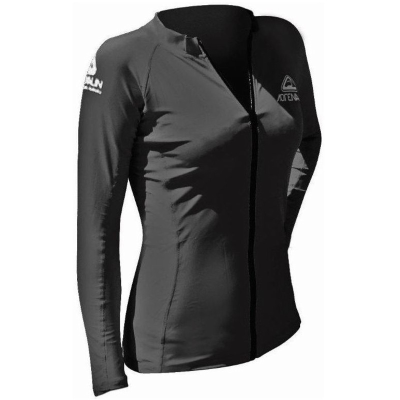 [CLEARANCE] Land & Sea Ladies Zip Rash Vest Long Sleeves
