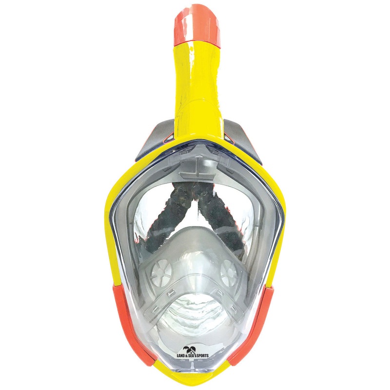 [CLEARANCE] Land & Sea Orpheus Full Face Mask Junior Yellow
