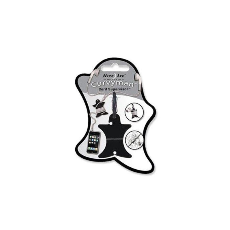 Nite Ize Black Curvyman Cord Supervisor