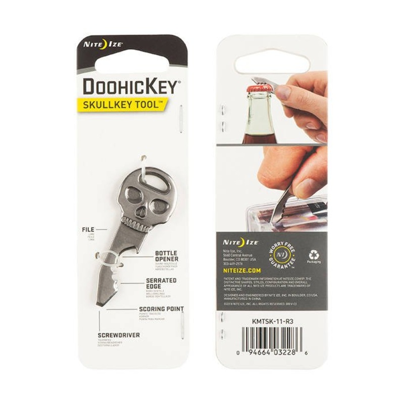 Nite Ize DoohicKey SkullKey Tool - Stainless