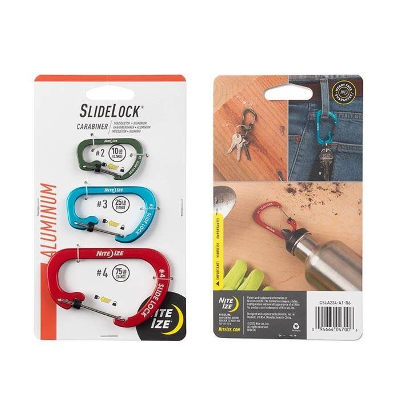 Nite Ize SlideLock Aluminum Combo - 3 pcs