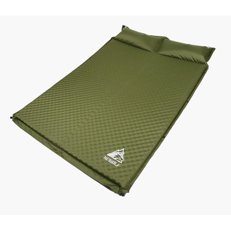 Hewolf Double Inflatable Mat 188 x 130 x 5cm