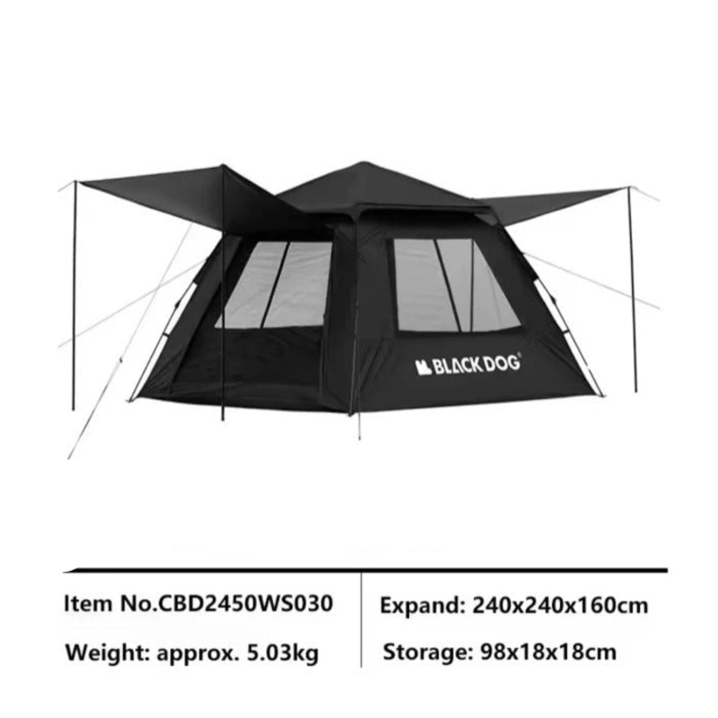 Blackdog Xianju 2.4 Two-Door Two-Window Automatic Tent