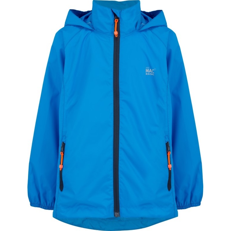 Mac In A Sac - Mini Origin 2 Packable Kids Jacket- Ocean Blue 11-13yrs