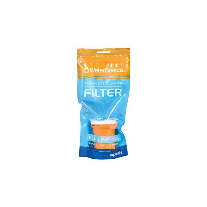 Aquamira WaterBasics Replacement Filter, Blue Line