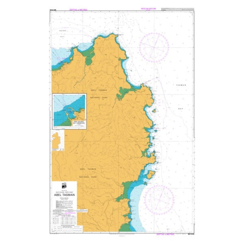 LINZ Hydrograpic Chart #6144 - Abel Tasman