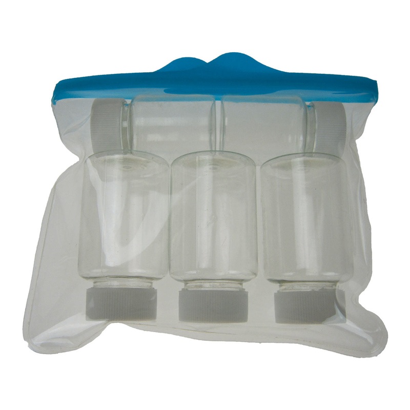 JR Gear Airline Pouch with Bottles, Clear